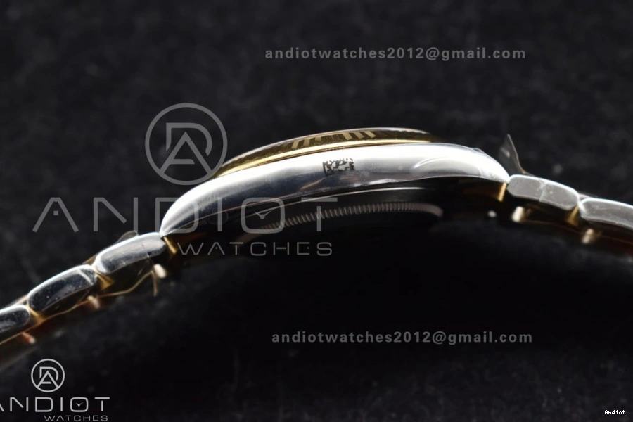 Textured Clean 904L DateJust 1:1 VR3235 126333 YG Oyster Dial 41 Steel YG on SS Edition Best Bracelet 0504